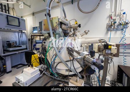 Pressetour im Rahmen von SPIN2030, einer Kampagne, um die Vielfalt, Exzellenz und Attraktivität Sachsens als Wissenschaftszentrum hervorzuheben: Stockfoto
