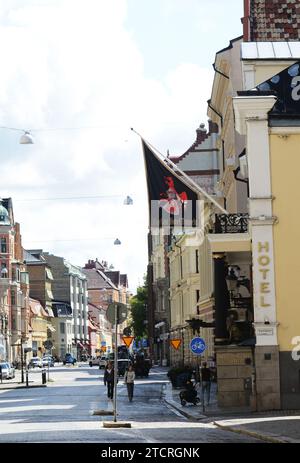 Das Mayfair Hotel Tunneln in der Altstadt von Malmö, Schweden. Stockfoto