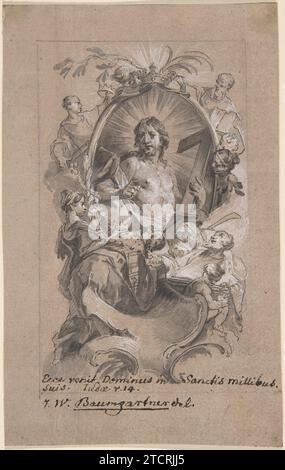 Christ in Glory 1962 von Johann Wolfgang Baumgartner Stockfoto