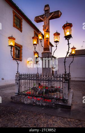 Christus der Laternen in Cordoba - Spanien. Hochwertige Fotos Stockfoto