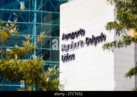 Terminal 1, Flughafen Lissabon, Aeroporto Humberto Delgado Lisboa. Lissabon, Portugal Stockfoto