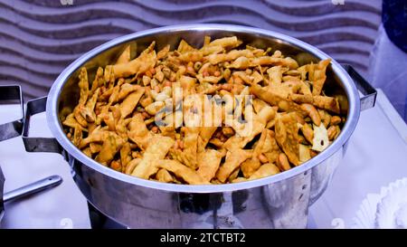 Hochzeitsbuffet in sri lanka Stockfoto