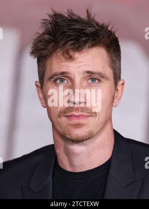 Hollywood, Usa. Dezember 2023. HOLLYWOOD, LOS ANGELES, KALIFORNIEN, USA - 13. DEZEMBER: Der US-amerikanische Schauspieler und Musiker Garrett Hedlund kommt bei der Premiere von Netflix's „Rebel Moon - Part One: A Child of Fire“ am 13. Dezember 2023 im TCL Chinese Theatre IMAX in Hollywood, Los Angeles, Kalifornien, USA. (Foto: Xavier Collin/Image Press Agency) Credit: Image Press Agency/Alamy Live News Stockfoto
