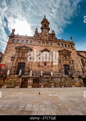 Valencia, Spanien – 3. September 2022: Santos Juanes oder Sant Joan del Mercat ist eine römisch-katholische Kirche im Stadtteil Mercat der Stadt Vale Stockfoto