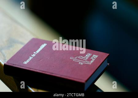 Heilige Herzkirche. Massenbuch. Sion. Schweiz. Stockfoto
