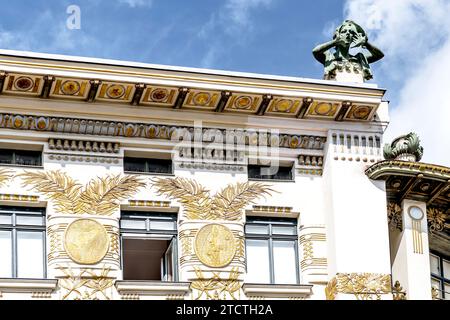 Wien – Wien (Österreich): Häuser an der Linken Wienzeile (Naschmarkt) Stockfoto
