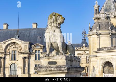 Schloss Chantilly, Museum Conde, Chantilly, Oise, Frankreich Stockfoto