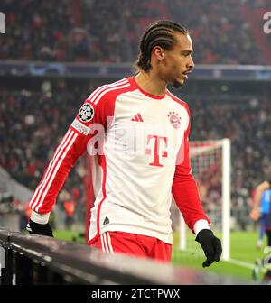 München, Deutschland. November 2023. firo: 29. November 2023, Fußball, Champions League, Saison 2023/2024, 5. Spieltag, FC Bayern München - FC Kopenhagen, Leroy Sane, FC Bayern München, Bayern, FCB, München, Halbfigur, Quelle: dpa/Alamy Live News Stockfoto