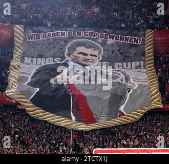 München, Deutschland. November 2023. firo: 29. November 2023, Fußball, Champions League, Saison 2023/2024, 5. Spieltag, FC Bayern München - FC Kopenhagen, FC Bayern München, Bayern, FCB, München, Choreo, Einleger, allgemein, Feature, Credit: dpa/Alamy Live News Stockfoto