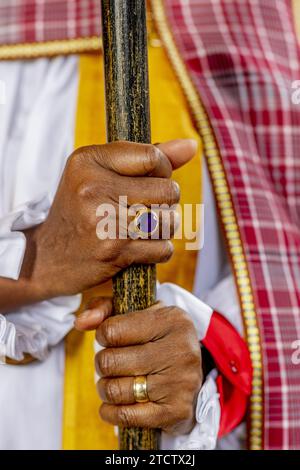 Rose Hudson-Wilkin, Bischof von Dover, Standing iin Canterbury Cathedral, Kent, England, Großbritannien Stockfoto