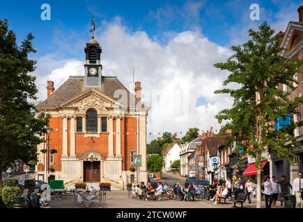 UK, England, Oxfordshire, Henley on Thames, Market Place, Rathaus Stockfoto