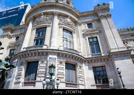 Opera Garnier, Symbol von Paris an einem sonnigen Tag, Paris, Frankreich Stockfoto