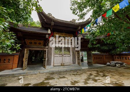 Die Tempel der Tam Coc-Höhlen in Vietnam Stockfoto