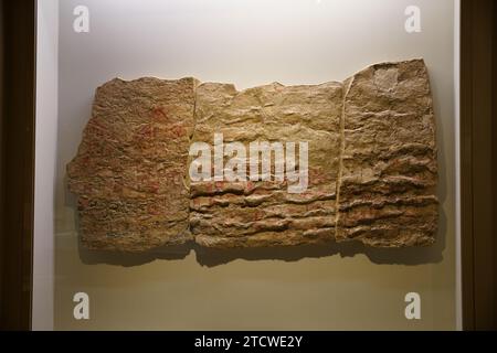 Alte Szene im Museum der anatolischen Zivilisationen, Ankara City, Turkiye Stockfoto