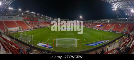 Das New York Stadium ist die Heimat des Rotherham United Football Club in Yorkshire, Großbritannien Stockfoto