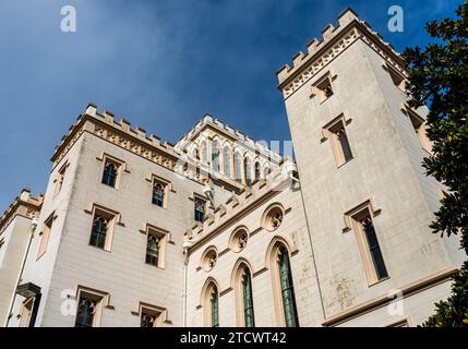 Old State Capitol Building mit Museum of Political History in Baton Rouge, der Hauptstadt von Louisiana Stockfoto