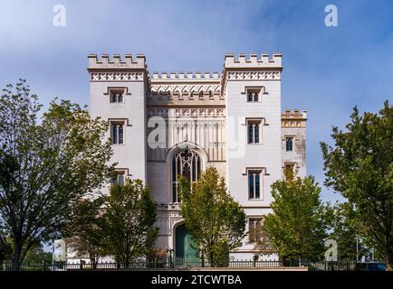 Old State Capitol Building mit Museum of Political History in Baton Rouge, der Hauptstadt von Louisiana Stockfoto