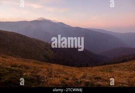 Herbst in Karpaten, Ukraine Stockfoto