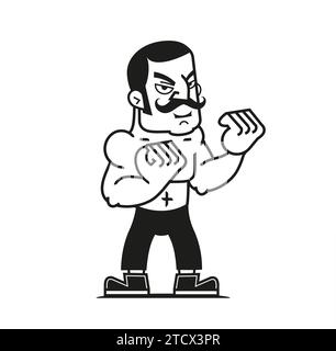 Schwarze Hand in geballter Faust. Freiheitszeichen und Protestsymbol - Bürgerrechtsbewegung, Black Lives Matter Icon. Stock Vektor