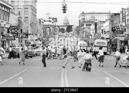 Zur Zeit der Schließung von High Schools, um Integration zu verhindern, in Little Rock, Arkansas, USA, Thomas J. O'Halloran, U.S. News & World Report Magazine Photograph Collection, 17. September 1958 Stockfoto