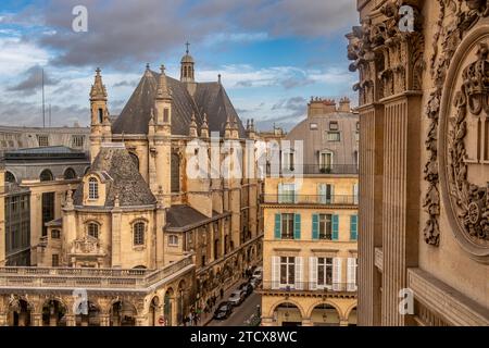 Protestantischer Tempel des Oratoire du Louvre in der Rue de l'Oratoire, Paris, Frankreich Stockfoto