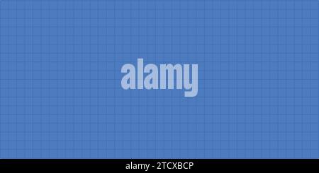 Blauer karierter Hintergrund. Trendige Textur für kreative Banner. Zeitgenössische lebendige Farbe.Vektor-Illustration Stock Vektor