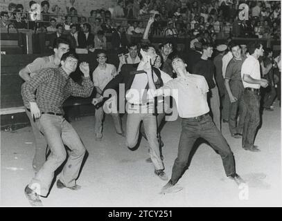 Madrid, 07.02.1965. Auftritt der Beatles auf der Stierkampfarena Las Ventas, vor etwa 12.000 Zuschauern. Quelle: Album / Archivo ABC / Jaime Pato Stockfoto