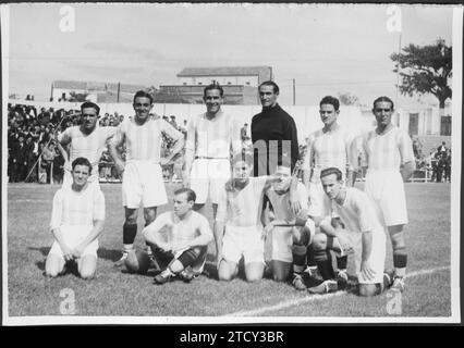 Der Sportverein Valladolid in der Saison 1933-1934. Quelle: Album/Archivo ABC Stockfoto