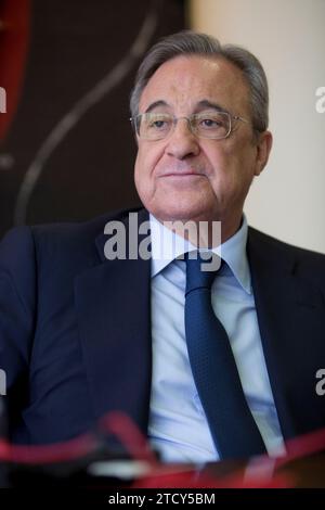 Madrid, 19.06.2017. Interview mit Florentino Pérez, Präsident von Real Madrid. Foto: Ignacio Gil Archdc. Quelle: Album / Archivo ABC / Ignacio Gil Stockfoto