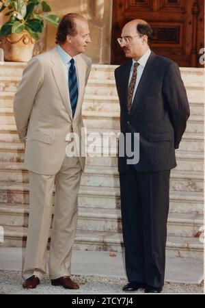 Palma de Mallorca, 08.03.1993. König Juan Carlos I. empfängt Julian