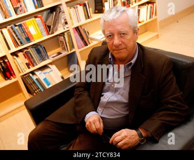 Madrid, 03.09.2011. Interview mit Jorge M. Reverte, Autor des Buches "Blue Division". Foto: Ernesto Agudo. Archdc. Quelle: Album/Archivo ABC/Ernesto Agudo Stockfoto