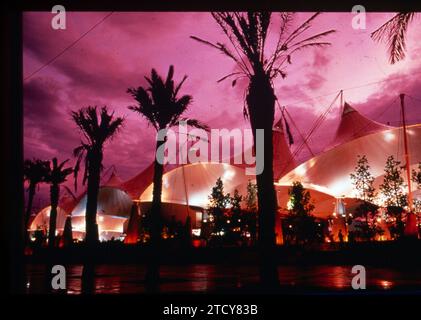 Sevilla, April 1992. Universal Exhibition of Sevilla 1992. Auf dem Bild, der Palenque. Quelle: Album/Archivo ABC Stockfoto