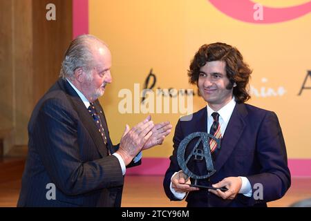 Madrid, 03.09.2017. Verleihung des IX. ABC-Stierkampfpreises an Morante de la Puebla. Foto: San Bernardo Archdc. Quelle: Album / Archivo ABC / Eduardo San Bernardo Stockfoto