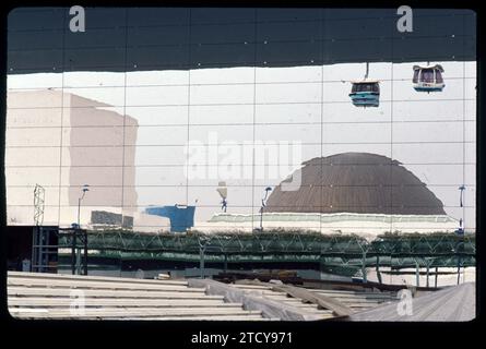 Sevilla, April 1992. Universal Exhibition of Sevilla 1992. Auf dem Bild der französische Pavillon. Quelle: Album/Archivo ABC Stockfoto