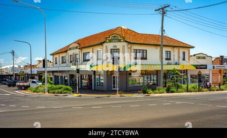 Kingaroy, QLD, Australien - historische Gebäude in der Stadt Stockfoto