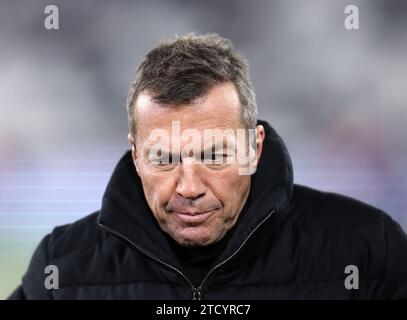 London, England, 14. Dezember 2023. Lothar Matthäus während des Spiels der UEFA Europa League im Londoner Stadion. Der Bildnachweis sollte lauten: David Klein / Sportimage Stockfoto