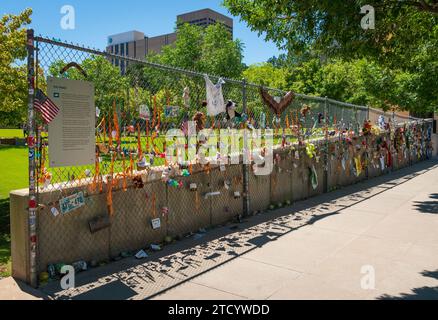 Oklahoma City National Memorial im Sommer Stockfoto