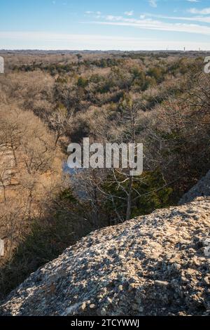 Ein Blick auf die Chickasaw National Recreation Area in Sulphur, Oklahoma Stockfoto