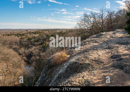 Ein Blick auf die Chickasaw National Recreation Area in Sulphur, Oklahoma Stockfoto