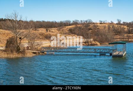 Der Travertine Creek in der Chickasaw National Recreation Area in Sulphur, Oklahoma Stockfoto