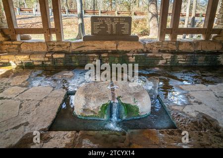 Der Pavilion Springs in Chickasaw National Recreation Area in Sulphur, Oklahoma Stockfoto