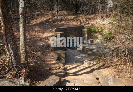 Der Pavilion Springs in Chickasaw National Recreation Area in Sulphur, Oklahoma Stockfoto