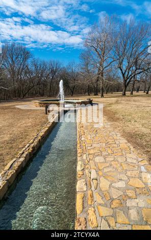 Der Pavilion Springs in Chickasaw National Recreation Area in Sulphur, Oklahoma Stockfoto