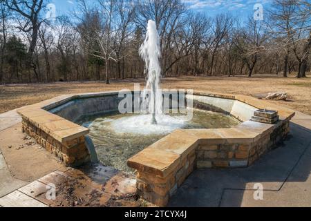 Der Pavilion Springs in Chickasaw National Recreation Area in Sulphur, Oklahoma Stockfoto