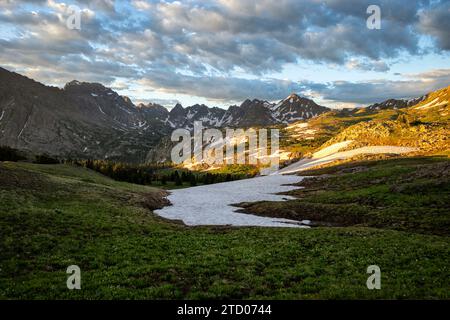 Dramatische Landschaft in der Eagles Nest Wilderness, Colorado Stockfoto