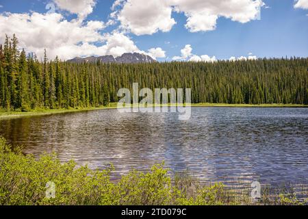 Eaglesmere Lakes in der Eagles Nest Wilderness, Colorado Stockfoto