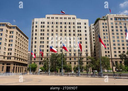 Wunderschöner Blick auf das alte historische Regierungsgebäude in der Innenstadt Stockfoto