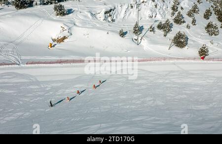 Blick Auf Das Skigebiet Ergan, Erzincan, Türkei Stockfoto