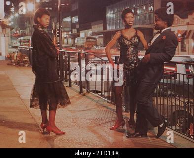 Afro-Synth Band Tabu, Take Yeoville, Johannesburg Gauteng, 1986. Aus der Sammlung - südafrikanische Musiker 1980er - Don Minnaar fotografisches Archiv Stockfoto