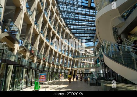 Innenansicht der Salt Lake City Public Library in Salt Lake, Utah, USA Stockfoto